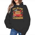 Fall In Love With Learning Pumpkin Thanksgiving Teacher Fall Women's Hoodie, trending gift Fall In Love With Learning Pumpkin Thanksgiving Teacher Fall Women's Hoodie, trending gift