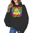 Field Trip Squad Groovy Field Day Smile Face Teacher Tie Dye Women's Hoodie, Groovy Teacher Gifts, trending gift Field Trip Squad Groovy Field Day Smile Face Teacher Tie Dye Women's Hoodie, Groovy Teacher Gifts, trending gift