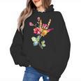 Flower American Sign Language ASL Teacher Teaching Deaf Women's Hoodie, trending gift Flower American Sign Language ASL Teacher Teaching Deaf Women's Hoodie, trending gift