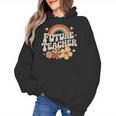 Future Teacher Kids Youth Girls Rainbow Pre-k Kindergarten Women's Hoodie, Future Teacher Gifts, trending gift Future Teacher Kids Youth Girls Rainbow Pre-k Kindergarten Women's Hoodie, Future Teacher Gifts, trending gift