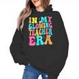 In My Glowing Teacher Era Groovy Colorful Bright Women's Hoodie, Groovy Teacher Gifts, trending gift In My Glowing Teacher Era Groovy Colorful Bright Women's Hoodie, Groovy Teacher Gifts, trending gift