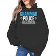Grammar Police Comma Unit English Teacher Grammar Teacher For Men Women Women's Hoodie, English Teacher Gifts, trending gift