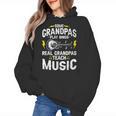 Some Grandpas Play Bingo Real Grandpas Teach Music Teacher Women's Hoodie, trending gift