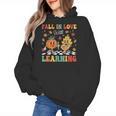 Groovy Fall In Love With Learning Autumn Pumpkin Teacher Women's Hoodie, Groovy Teacher Gifts, trending gift Groovy Fall In Love With Learning Autumn Pumpkin Teacher Women's Hoodie, Groovy Teacher Gifts, trending gift