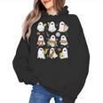 Halloween Ghost Music Teacher Playing Instruments Women's Hoodie, trending gift Halloween Ghost Music Teacher Playing Instruments Women's Hoodie, trending gift