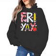 Happy Fri-Yay Teacher Back To School Friday Lovers Women's Hoodie, trending gift Happy Fri-Yay Teacher Back To School Friday Lovers Women's Hoodie, trending gift