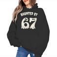 Haunted By 67 Teacher Halloween 6 7 Shirt Women's Hoodie, trending gift