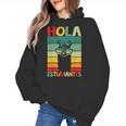 Hola Estudiantes Spanish Teacher Back To School 2025 Women's Hoodie, trending gift