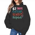 Humor Meme 67 Days Of School Coffee Lover Educator Teacher Women's Hoodie, trending gift Humor Meme 67 Days Of School Coffee Lover Educator Teacher Women's Hoodie, trending gift