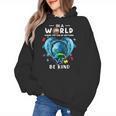 Be Kind Dolphin Autism Awareness Back To School Teacher Men Women Kids Women's Hoodie, trending gift Be Kind Dolphin Autism Awareness Back To School Teacher Men Women Kids Women's Hoodie, trending gift