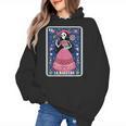 La Maestra Halloween Mexican Bingo Card Teacher Lottery Card Women's Hoodie, trending gift La Maestra Halloween Mexican Bingo Card Teacher Lottery Card Women's Hoodie, trending gift