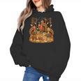 Librarian Turkey Reading Book Fall Thanksgiving Teacher Women's Hoodie, trending gift Librarian Turkey Reading Book Fall Thanksgiving Teacher Women's Hoodie, trending gift