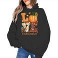 Love Kindergarten Teacher Turkey Thanksgiving Autumn Fall Women's Hoodie, trending gift Love Kindergarten Teacher Turkey Thanksgiving Autumn Fall Women's Hoodie, trending gift