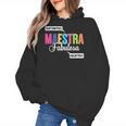 Maestra Fabulosa Bilingual Spanish Espanol Teacher School Women's Hoodie, trending gift