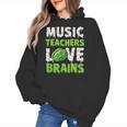 Music Teachers Love Brains Cute Teaching Halloween Women's Hoodie, trending gift Music Teachers Love Brains Cute Teaching Halloween Women's Hoodie, trending gift