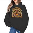 One Thankful Math Teacher Thanksgiving Autumn Fall Rainbow Women's Hoodie, trending gift One Thankful Math Teacher Thanksgiving Autumn Fall Rainbow Women's Hoodie, trending gift