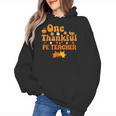 One Thankful PE Teacher Thanksgiving Fall Autumn Groovy Women's Hoodie, Pe Teacher Gifts, Groovy Teacher Gifts, trending gift One Thankful PE Teacher Thanksgiving Fall Autumn Groovy Women's Hoodie, Pe Teacher Gifts, Groovy Teacher Gifts, trending gift