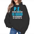PE Teacher Art For Men Women Gym Teacher Appreciation Women's Hoodie, Pe Teacher Gifts, trending gift