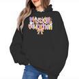 Physical Education Halloween Bow Checkered Teacher Ghost PE Women's Hoodie, Pe Teacher Gifts, trending gift