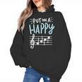 Put On A Happy Face Music Music Teacher Women's Hoodie, trending gift