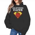 Real Superheroes Don't Wear Capes Teacher Shirt Teaching Te Women's Hoodie, trending gift Real Superheroes Don't Wear Capes Teacher Shirt Teaching Te Women's Hoodie, trending gift