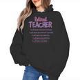 Retiring Teacher Tshirt For Retired Teachers For Men Women Women's Hoodie, trending gift
