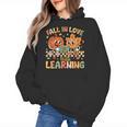 Retro Fall In Love With Learning Autumn Pumpkin Teacher Kids Women's Hoodie, trending gift Retro Fall In Love With Learning Autumn Pumpkin Teacher Kids Women's Hoodie, trending gift