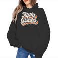 Retro Sunset Fifth Grade Teacher & Student Back To School Women's Hoodie, trending gift Retro Sunset Fifth Grade Teacher & Student Back To School Women's Hoodie, trending gift