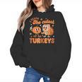 Retro I Teach The Cutest Turkey Thanksgiving Pumpkin Teacher Women's Hoodie, trending gift Retro I Teach The Cutest Turkey Thanksgiving Pumpkin Teacher Women's Hoodie, trending gift