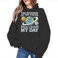 Rotation Of Earth Science Teacher Earth Day Men Women Women's Hoodie, Science Teacher Gifts, trending gift