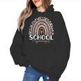 School Psych Teacher School Psychologist Leopard Rainbow Women's Hoodie, trending gift School Psych Teacher School Psychologist Leopard Rainbow Women's Hoodie, trending gift