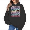 Sped Caffeinate Advocate Laminate Educate Teacher Women's Hoodie, trending gift Sped Caffeinate Advocate Laminate Educate Teacher Women's Hoodie, trending gift