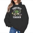Star Wars Yoda Best Teacher Icons Women's Hoodie, trending gift
