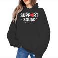 Support Squad Cute Heart Supportive Teacher Team Member Women's Hoodie, trending gift