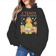 I Teach In My Pajamas Crayon Home School Teacher PJs Women's Hoodie, trending gift I Teach In My Pajamas Crayon Home School Teacher PJs Women's Hoodie, trending gift