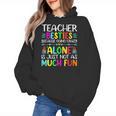 Teacher Besties Because Going Crazy Alone Is Not Fun Women's Hoodie, trending gift