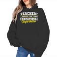 Teacher Educational Superhero School Teachers Women's Hoodie, trending gift