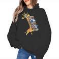 Teacher Shirt Giraffe Holding Books Bookworm Librarian Women's Hoodie, trending gift Teacher Shirt Giraffe Holding Books Bookworm Librarian Women's Hoodie, trending gift