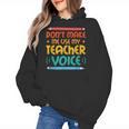 Teacher Voice Teacherlife Primary School Teacher Women's Hoodie, trending gift