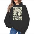 Teachers Love Brains Halloween Costume Boo Trick Teach Women's Hoodie, trending gift