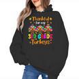 Thankful For My 3rd Grade Turkeys Thanksgiving Teacher Kids Women's Hoodie, trending gift