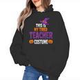 Tired Teacher Costume For Halloween Teachers Women's Hoodie, trending gift Tired Teacher Costume For Halloween Teachers Women's Hoodie, trending gift