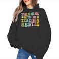 Twinning With My Teacher Bestie Twin Day Matching Teachers For Men Women Girls Kids Women's Hoodie, trending gift Twinning With My Teacher Bestie Twin Day Matching Teachers For Men Women Girls Kids Women's Hoodie, trending gift