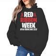 We Wear Red For Red Ribbon Week Awareness Mothers Teachers Women's Hoodie, trending gift We Wear Red For Red Ribbon Week Awareness Mothers Teachers Women's Hoodie, trending gift