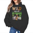 Wild About 1st Grade Teacher Student First Grade Zoo Safari Women's Hoodie, First Grade Teacher Gifts, trending gift Wild About 1st Grade Teacher Student First Grade Zoo Safari Women's Hoodie, First Grade Teacher Gifts, trending gift