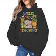 Wild About Teaching Safari Jungle School Teacher Women's Hoodie, trending gift Wild About Teaching Safari Jungle School Teacher Women's Hoodie, trending gift