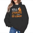 Will Trade Students For Candy Halloween Costume Teacher Women's Hoodie, trending gift Will Trade Students For Candy Halloween Costume Teacher Women's Hoodie, trending gift