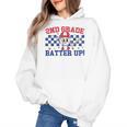 2nd Grade Batter Up Back To School Baseball Teacher Kids Women's Hoodie, 2nd Grade Teacher Gifts, trending gift 2nd Grade Batter Up Back To School Baseball Teacher Kids Women's Hoodie, 2nd Grade Teacher Gifts, trending gift