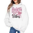 4th Fourth Grade Vibes Back To School Coquette Teacher Girl Women's Hoodie, 4th Grade Teacher Gifts, trending gift