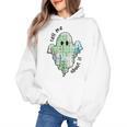 AAC Ghost Tell Me About It Speech Pathology AAC Sped Teacher Women's Hoodie, trending gift